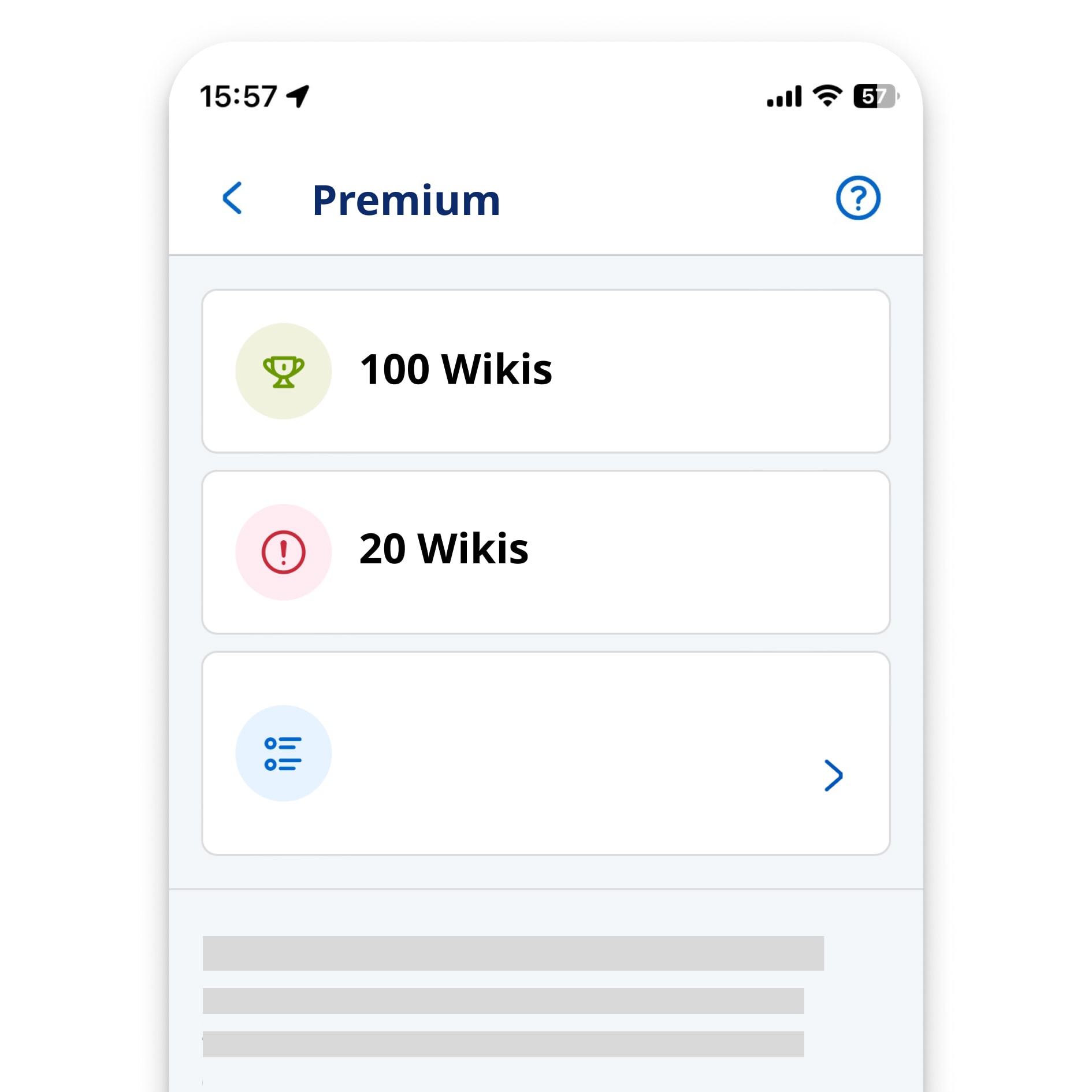 YaraPlus Premium mobiel scherm